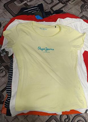 Футболка женская желтая