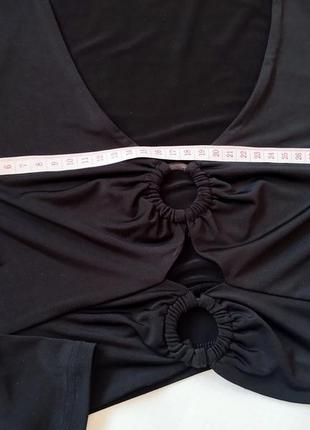 Кроп топ с длинным рукавом tally weijl7 фото