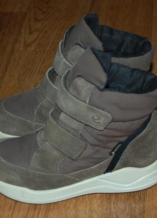 Зимние ботинки на мембране 28 р ecco goretex