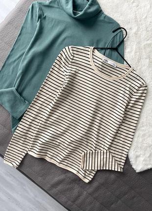 Кофта в смужку zara