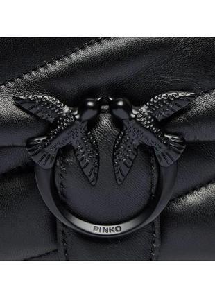 Сумка Pinko puff black/silver сумка
