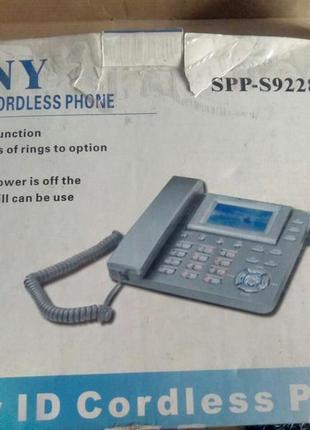 Проводной беспроводной радио телефон sony spp-s9228cid