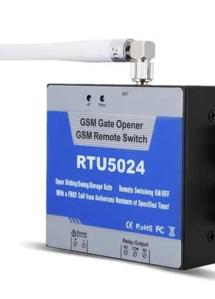 Одно-канальное gsm реле на 9-36 в rtu5024 управление воротами замками другими устройствами удаленно