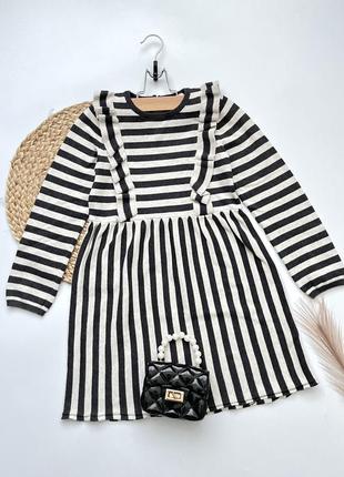 Платье трикотажное в полоску h&m