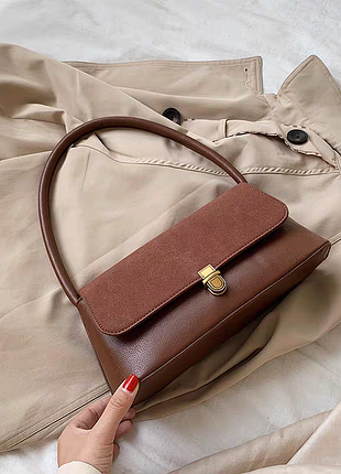 Коричневая винтажная сумочка