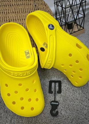 Classic yellow крокси сабо crocs classic clog classic yellow
