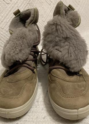 Ботинки зимние Отличные термо сапожки ботинки ecco gore tex 38.5 р. (8 us)