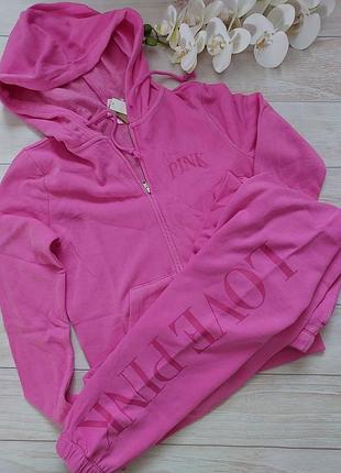 Костюм pink fleece zip-up everyday hoodie.