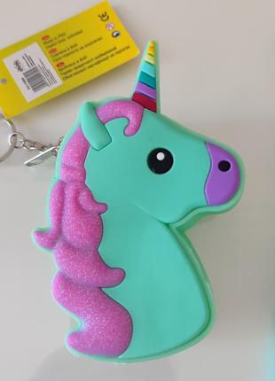 Силіконовий гаманець ключниця єдиноріг + ручка