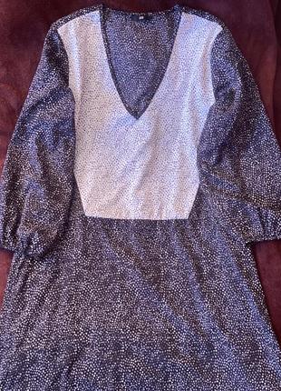 Стильное платье h&m, размер 36-38 (xs-s)