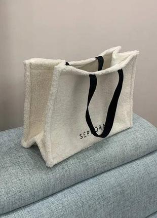 Сумка шоппер тедди sephora, шоппер, шоппер тедди
