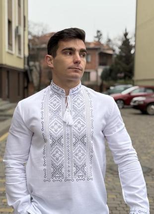 Рубашка вышиванка мужская ручной работы