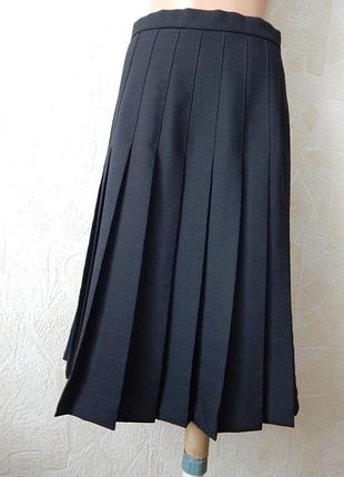Длинная юбка в складку плиссе
