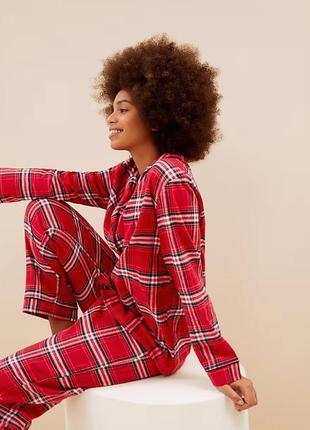 Пижамные штаны фланель. marks spencer