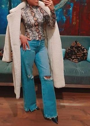 Джинсы рваные zara клеш eur 36