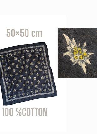 Cotton 



квадратный хлопковый платок повязка шарф косынка