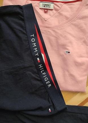 Tommy hilfiger s m 36 38 лосины футболка набор для дома и зала2 фото