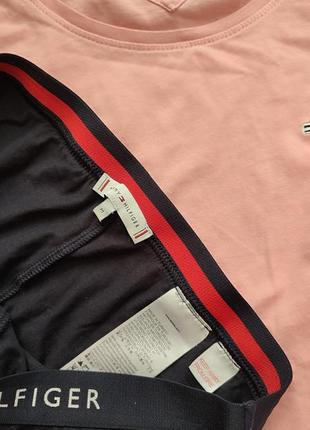 Tommy hilfiger s m 36 38 лосины футболка набор для дома и зала5 фото