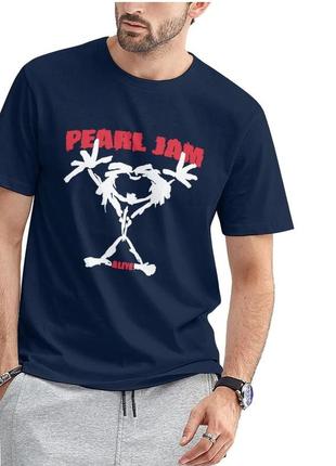 Футболка з рокерським принтом розмір м