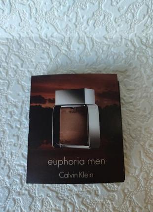 Calvin klein euphoria men туалетна вода 1.5ml. (тестер кальвин клейн эйфория мен)