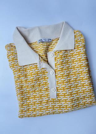 Кофта polo zara на короткий рукав