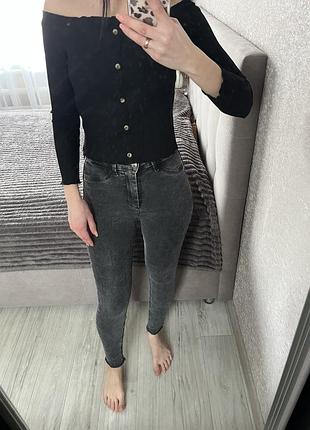 Комплект джинсы скинни на s/xs