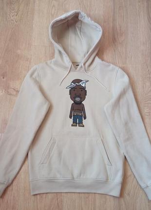 Кофта чоловіча худі 2pac мерч mister tee