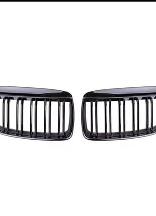Глянцевые черные решетки переднего бампера автомобиля для bmw e90 091 3 серии 3231 3281 3351 3301 3251 05-08 решетка abs