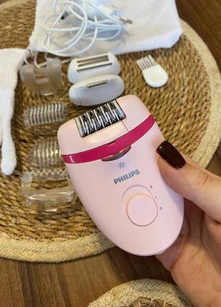 Эпилятор женский с подсветкой philips полная комплектация