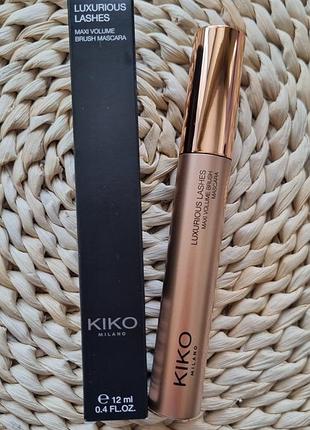 Тушь для ресниц kiko gossamer emotion creamy 119 lashes maxi brush mascara