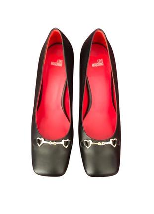 Туфли женские черные love moschino