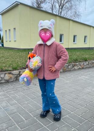 Джинси кльош з листочками
