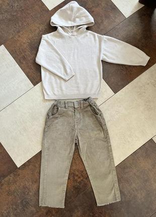 Вельветовые брюки zara