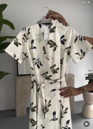 Платье платье миди zara2 фото