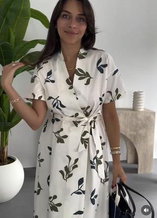 Платье платье миди zara3 фото