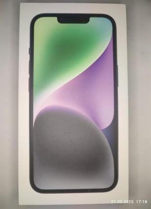 Коробка apple iphone 14, midnight 128gb, a2882 mpuf3rx/a