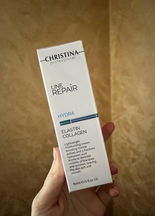 Увлажняющий крем для лица christina line repair hydra elastin collagen, 60 мл