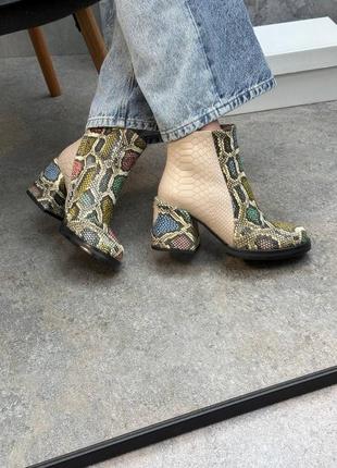 Ботиночки кожа рептилии эксклюзив