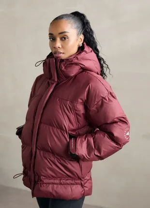 Пуховик зимова куртка adidas by stella mccartney in28233 фото