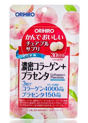 Плотный коллаген и плацента collagen + placenta (90 шт – 30 дн), япония