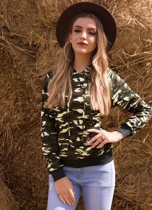 Shein. з англії. в наявності. худі оверсайз у камуфляжній палітрі.