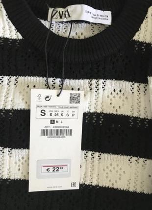 Светр гольф ажурний zara 4