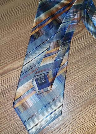 Роскошный шёлковый галстук в полоску abercrombie&fitch, оригинал, молниеносная отправка5 фото
