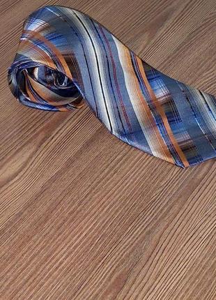 Роскошный шёлковый галстук в полоску abercrombie&fitch, оригинал, молниеносная отправка2 фото