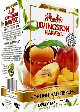 Черный чай персик цейлон, 90г