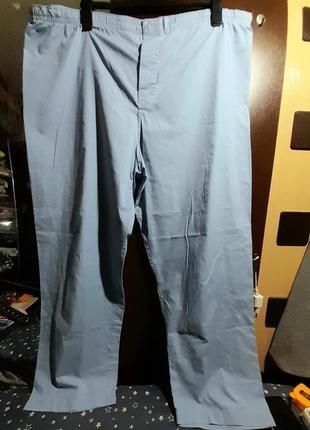 Тонкие пижамные штаны батал, ого-го какой размерчик домашние штанишки