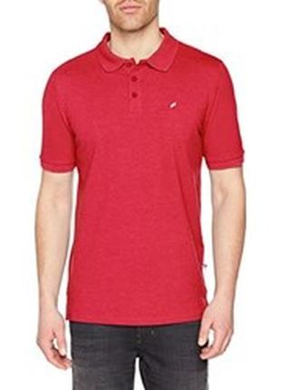 Красивое поло красного цвета daniel hechter made in bangladesh, молниеносная отправка