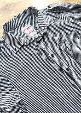 Стильна чоловіча сорочка в клітинку cedar wood state (primark)