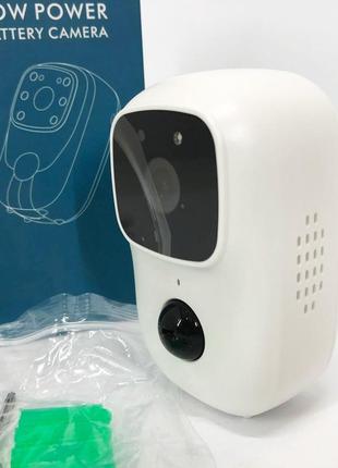 Камера відеоспостереження smart wifi додаток tuya працює від 2x18650