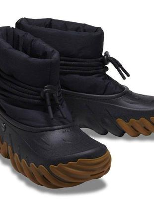 Crocs крокс сапоги зимние mulher boot black brown